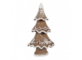 Dekorace vánoční perníkový stromek Gingerbread Tree - 7*5*11 cm 