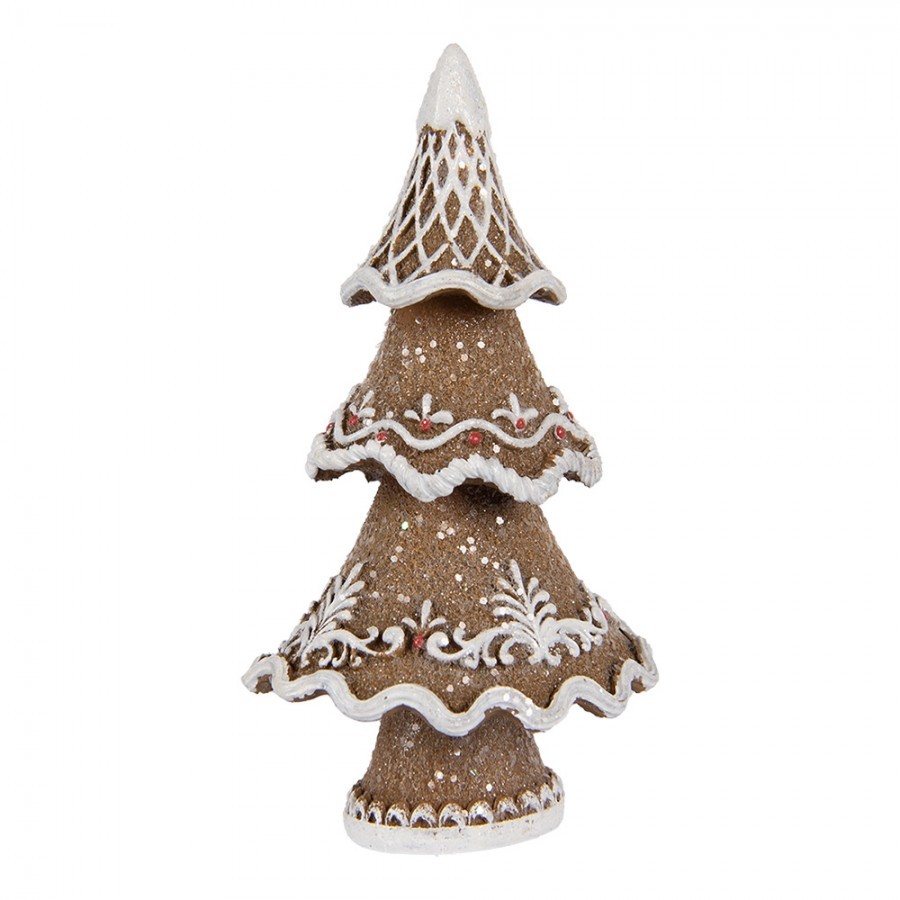 Dekorace vánoční perníkový stromek Gingerbread Tree - 7*5*11 cm 