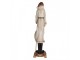 Šedá antik vánoční dekorace Santa Claus s holí - 10*10*42 cm Clayre & Eef