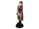 Christmas Decoration Figurine Santa Claus 15x13x40 Cm Red Plastic - 15.0 cm Clayre & Eef