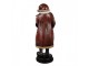 Christmas Decoration Figurine Santa Claus 15x13x40 Cm Red Plastic - 15.0 cm Clayre & Eef