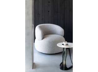 Světle béžové otočné čalouněné křeslo Coda - 82*85*72,5 cm