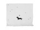Bílý kuchyňský froté ručník s jezevčíkem a srdíčkem Dog&Cat - 40*66 cm Clayre & Eef