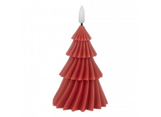 Vínová vánoční svíčka stromek Led Candle - Ø 8*13 cm / 2*AA