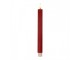 Set 2ks vínová úzká svíčka s vroubkováním Led Candle - Ø 2*25 cm / 2*AAA Clayre & Eef