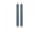 Set 2ks modrá úzká svíčka s vroubkováním Led Candle - Ø 2*25 cm / 2*AAA Clayre & Eef