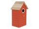 Červená dřevěná ptačí budka Birdhouse - 15*10*22 cm Clayre & Eef