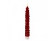 Set 2ks vínová úzká svíčka stromek Led Candle - Ø 2*25 cm / 2*AAA Clayre & Eef