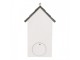 Modro-bílá dřevěná ptačí budka jako plážový domek Birdhouse - 15*10*22 cm Clayre & Eef