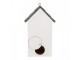 Modro-bílá dřevěná ptačí budka jako plážový domek Birdhouse - 15*10*22 cm Clayre & Eef