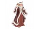 Červená vánoční dekorace Santa Claus s dárky - 15*11*20 cm Clayre & Eef