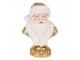 Zlatá vánoční dekorace busta Santa Claus - 23*15*32 cm Clayre & Eef