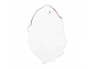 Nástěnná vánoční dekorace hlava Santa Claus - 32*9*45 cm