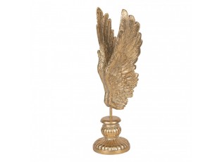 Zlatá antik andělská křídla na podstavci Angel Wings - 10*10*33 cm