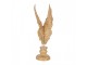 Zlatá antik andělská křídla na podstavci Angel Wings - 10*10*33 cm Clayre & Eef