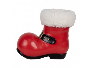 Christmas Decoration Figurine 25x15x22 Cm Red Plastic - 25.0 cm