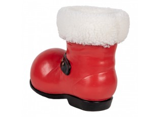 Christmas Decoration Figurine 25x15x22 Cm Red Plastic - 25.0 cm