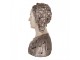 Béžová antik dekorace busta žena se zdobným účesem - 27*15*30 cm Clayre & Eef