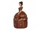 Červená antik šperkovnice zámecká dáma v šatech - 19*16*29 cm Clayre & Eef