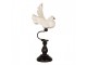 Decorative Figurine Bird 15x11x36 Cm White Plastic - 15.0 cm Clayre & Eef