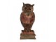 Money Box Owl 16x15x35 Cm Brown Plastic - 14.0 cm Clayre & Eef