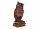 Money Box Owl 16x15x35 Cm Brown Plastic - 14.0 cm Clayre & Eef