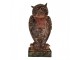Money Box Owl 16x15x35 Cm Brown Plastic - 14.0 cm Clayre & Eef