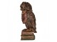 Money Box Owl 16x15x35 Cm Brown Plastic - 14.0 cm Clayre & Eef