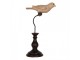 Decorative Figurine Bird 12x7x21 Cm Beige Plastic - 12.0 cm Clayre & Eef