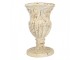 Béžový antik květináč/ váza zdobený ornamety Brocante - Ø 27*43 cm Clayre & Eef