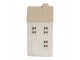 Béžový keramický svítící LED domek - 6*5*11 cm Clayre & Eef