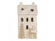 Decorative House With LED 10x9x18 Cm Beige Ceramic - 10.0 cm Clayre & Eef