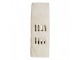 Decorative House With LED 7x6x19 Cm Beige Ceramic - 7.0 cm Clayre & Eef