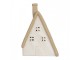 Decorative House With LED 9x7x13 Cm Beige Ceramic - 9.0 cm Clayre & Eef