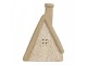 Decorative House With LED 15x10x21 Cm Beige Ceramic - 15.0 cm Clayre & Eef
