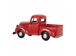 Červený retro model nákladní staré auto - 45*22*21 cm