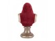 Červená vánoční dekorace busta Santa Claus - 10*9*19 cm Clayre & Eef