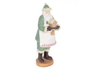 Dekorace Santa s perníkovou chaloupkou - 11*11*30 cm