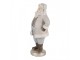 Christmas Decoration Figurine Santa Claus 8x6x15 Cm Grey Plastic - 8.0 cm Clayre & Eef