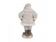 Christmas Decoration Figurine Santa Claus 8x6x15 Cm Grey Plastic - 8.0 cm Clayre & Eef
