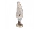Christmas Decoration Figurine Santa Claus 8x6x15 Cm Grey Plastic - 8.0 cm Clayre & Eef