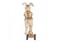 Decorative Figurine Rabbit 13x6x17 Cm White Plastic - 13.0 cm Clayre & Eef