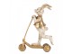 Decorative Figurine Rabbit 13x6x17 Cm White Plastic - 13.0 cm Clayre & Eef