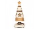 Béžová dekorace stromek s perníčky Christmas Tree - Ø 24*51 cm Clayre & Eef