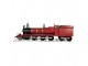 Červená kovová dekorace vláček Christmas Train - 86*18*27 cm Clayre & Eef