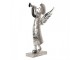 Christmas Decoration Figurine Angel 30x15x50 Cm Silver Colored Metal - 30.0 cm Clayre & Eef