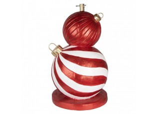 Christmas Tree Stand ? 55x84 Cm Red White Ceramic Material - ? 55*84 cm