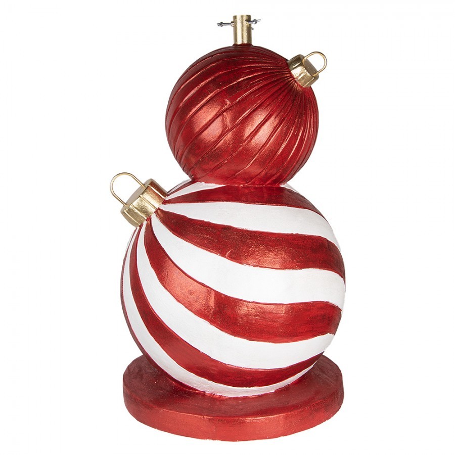Christmas Tree Stand ? 55x84 Cm Red White Ceramic Material - ? 55*84 cm