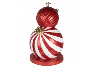 Christmas Tree Stand ? 55x84 Cm Red White Ceramic Material - ? 55*84 cm