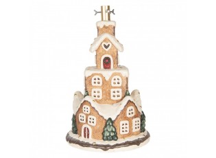 Stojan na stromek věž z chaloupek Christmas Tree - Ø 35*57 cm 